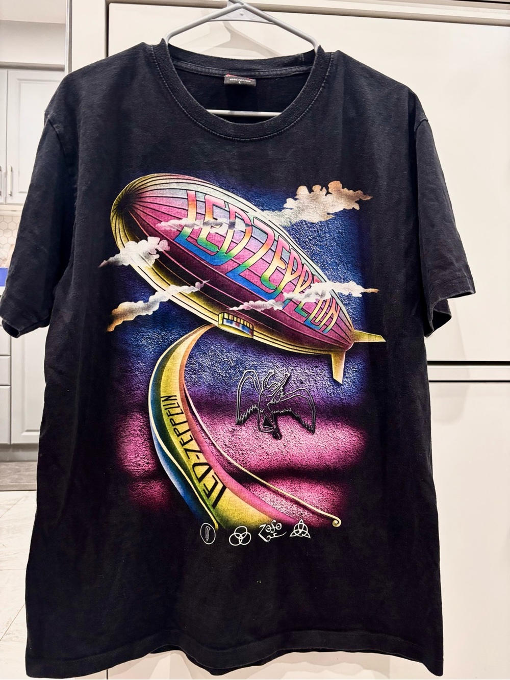 Led Zeppelin Black Graphic Tee stairway to heaven